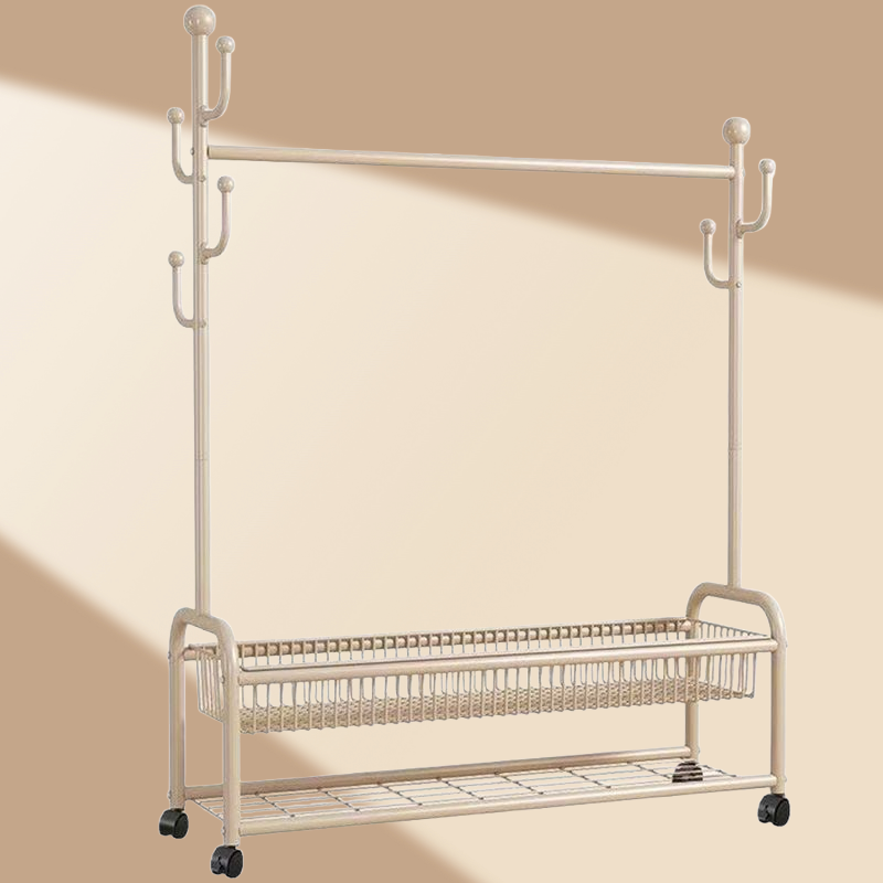 Beige Bar Coat Rack – Cactus Style Freestanding Stand