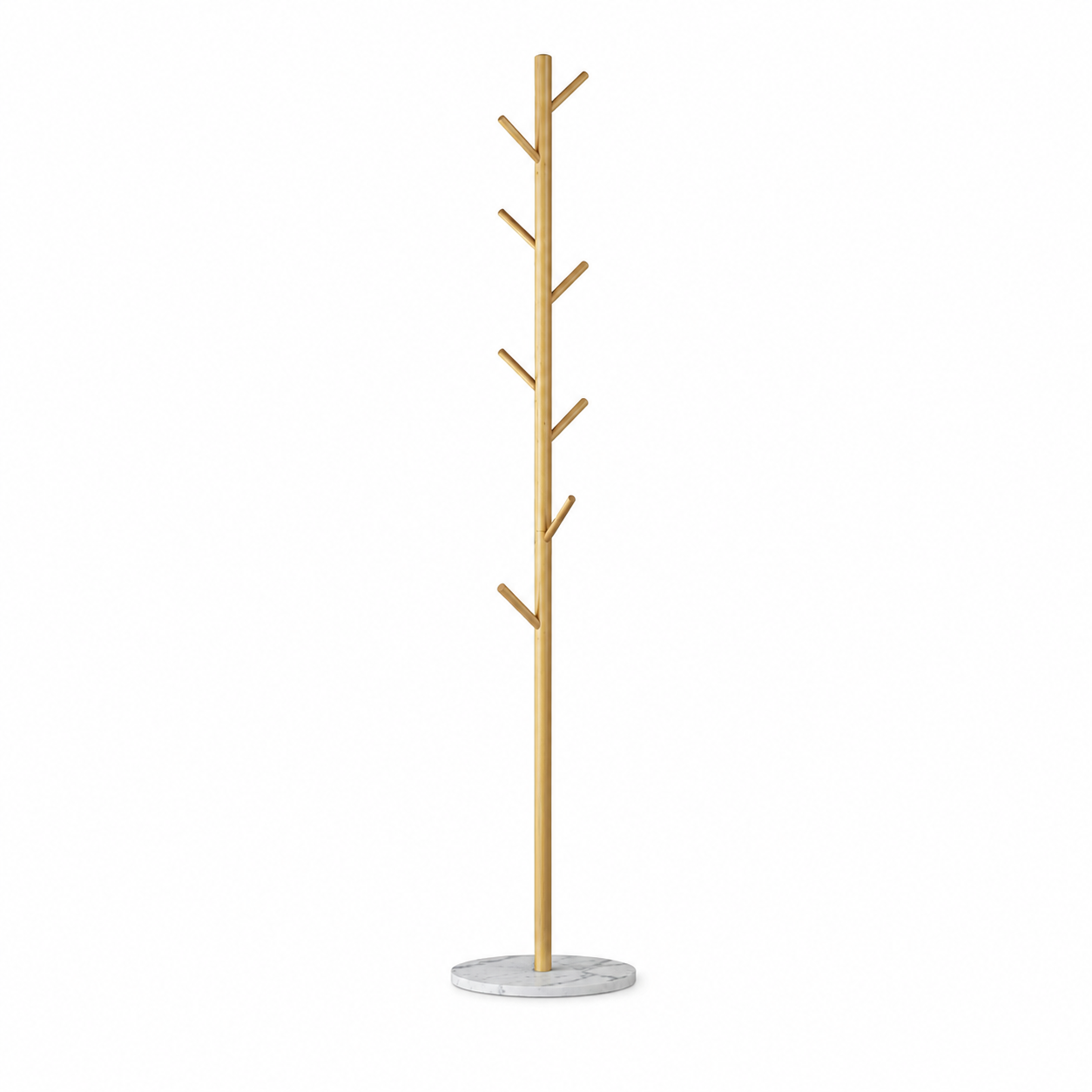 Gold Tree Coat Rack – Marble Base Stand
