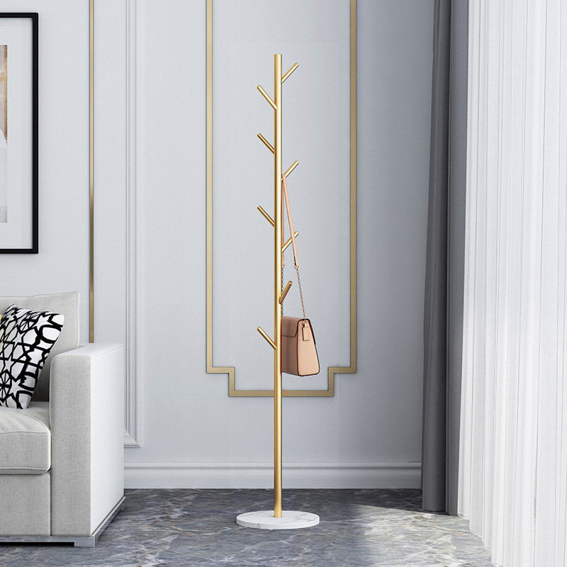 Gold Tree Coat Rack – Marble Base Stand
