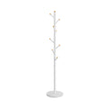 White Tree Coat Rack – Freestanding Rolling Stand