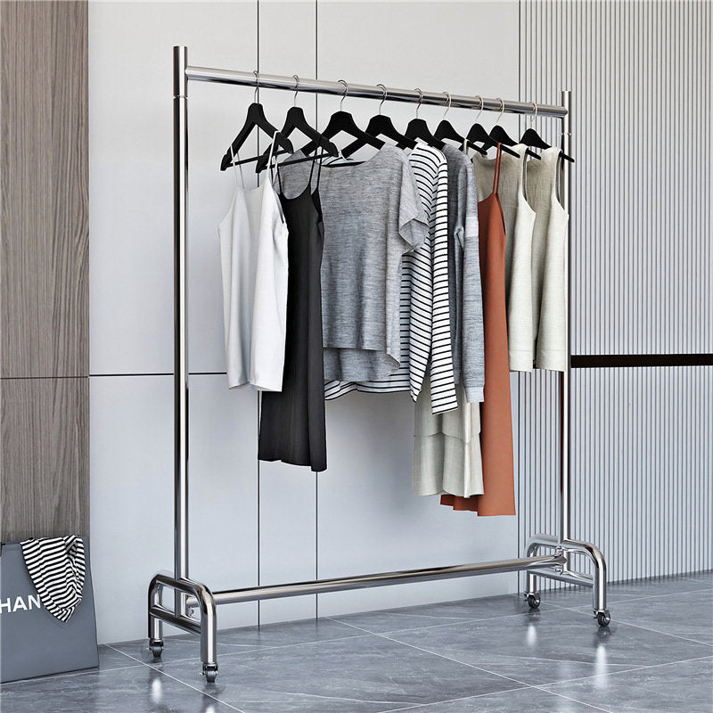 Stainless Steel Bar Coat Rack – Freestanding Display Stand