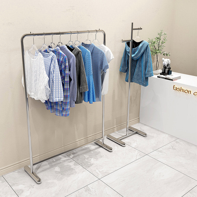 Stainless Steel Bar Coat Rack – Brushed Finish