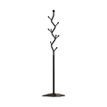 Black Tree Coat Rack – Metal Stand with Iron Base