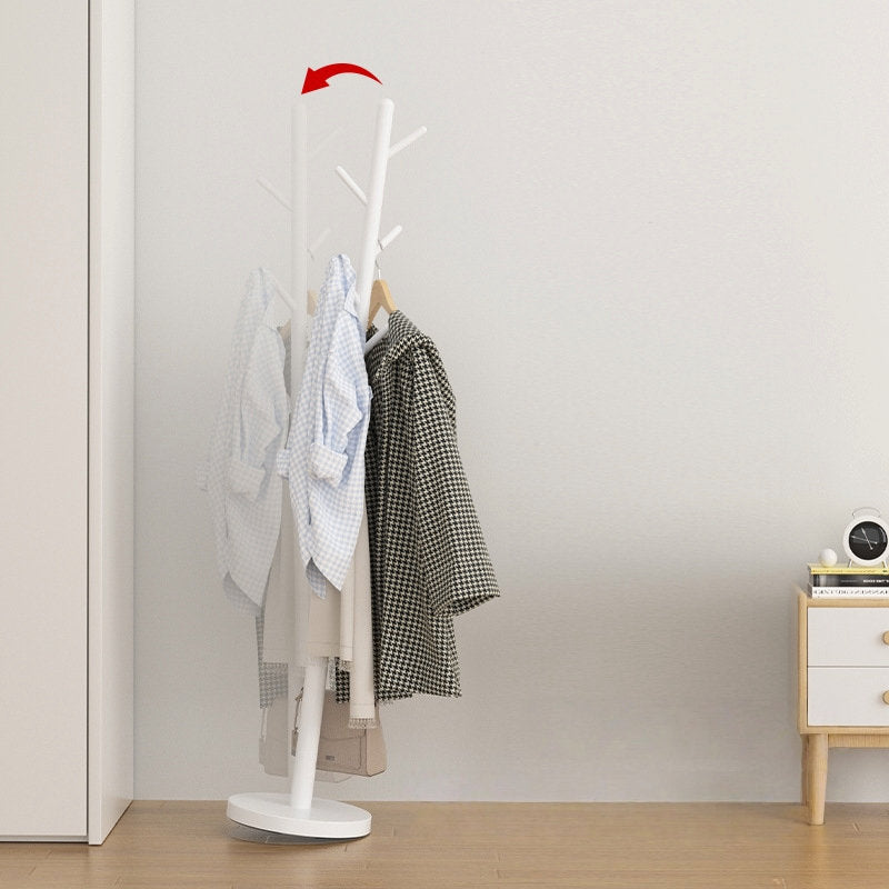 White Tree Coat Rack – Freestanding Rolling Stand