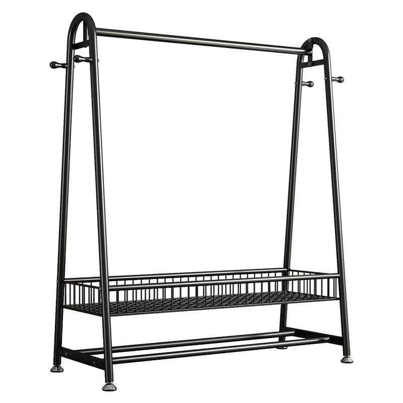 Black Bar Coat Rack – Freestanding Stand