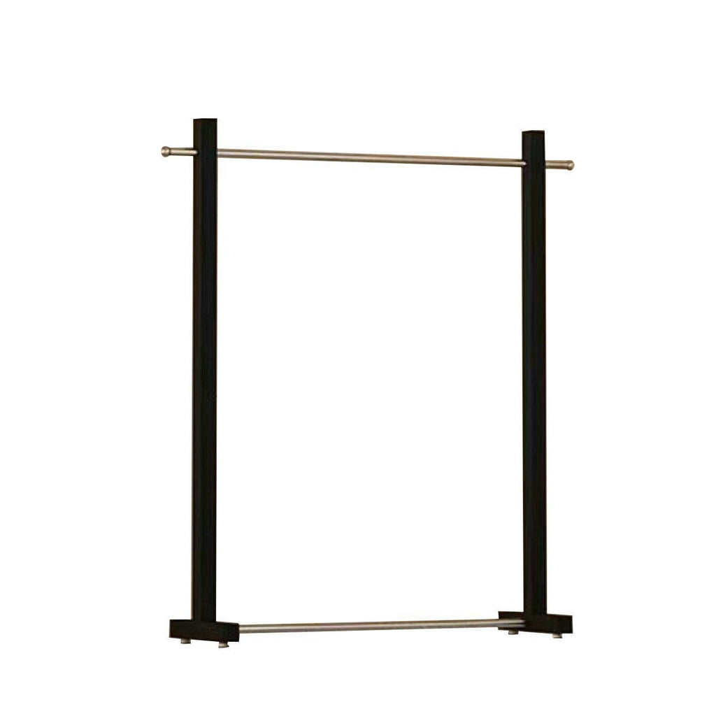 Black Iron Bar Coat Rack – Freestanding Display Stand