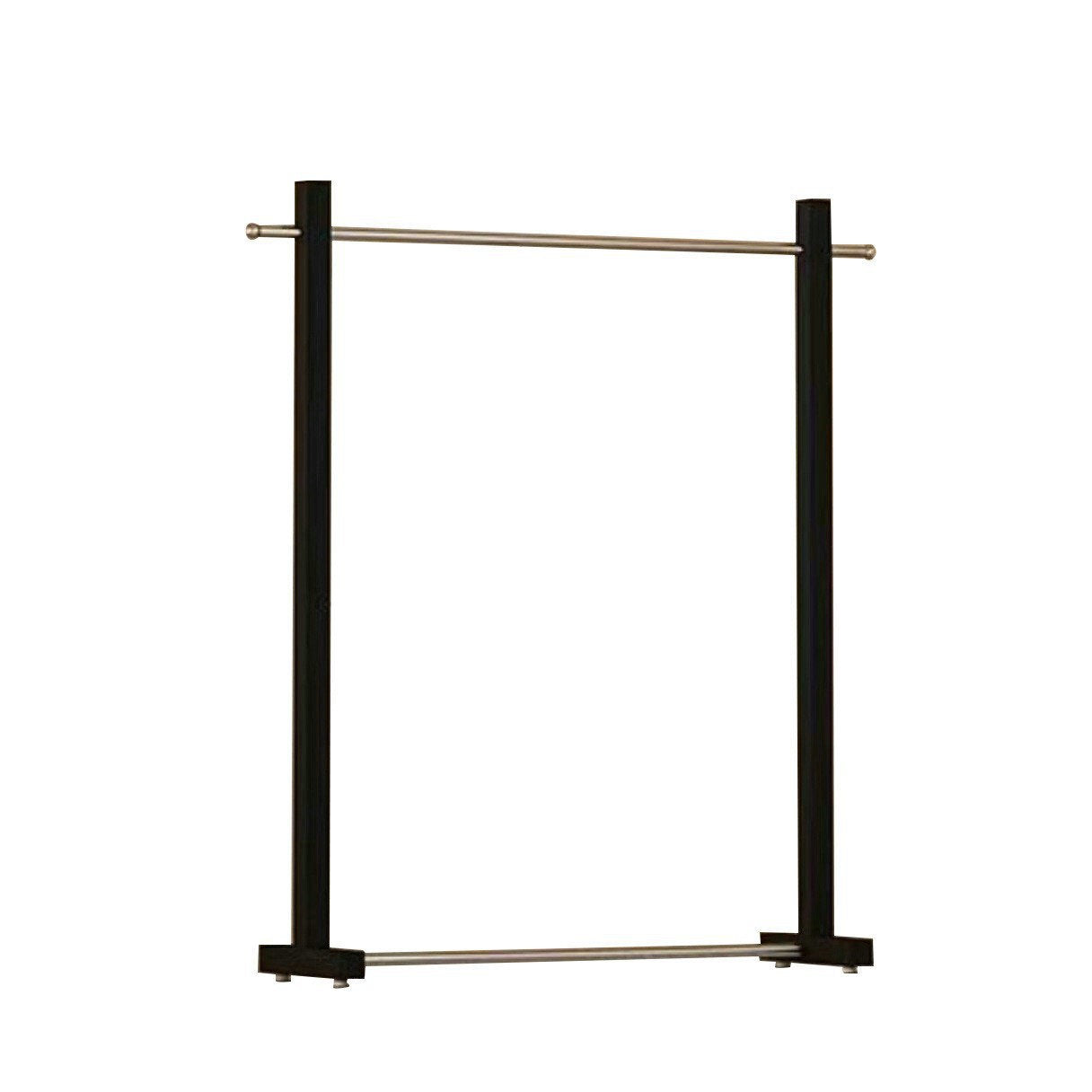 Black Iron Bar Coat Rack – Freestanding Display Stand